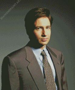 Handsome Fox Mulder Diamond Painting