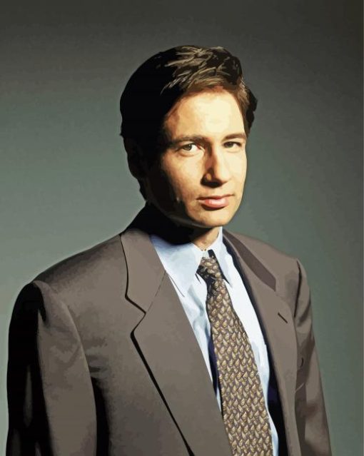 Handsome Fox Mulder Diamond Painting