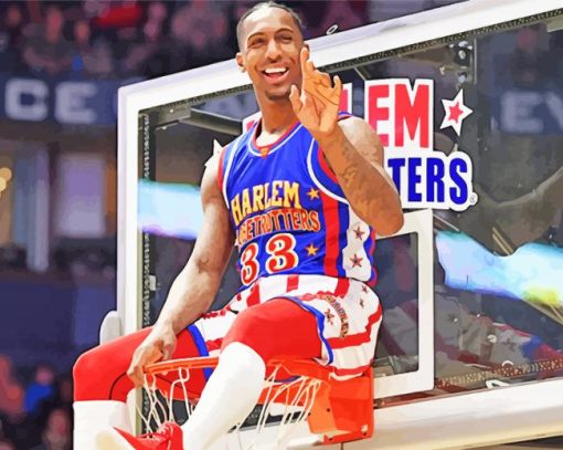 Harlem Globetrotters Player Sport Diamond painting