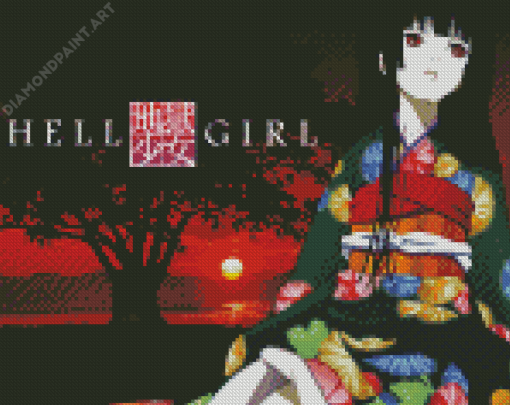 Hell Girl Ai Enma Diamond Painting