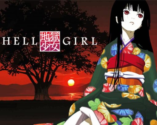 Hell Girl Ai Enma Diamond Painting