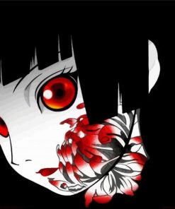 Hell Girl Ai Enma Face Diamond Painting