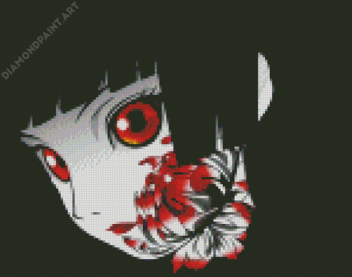 Hell Girl Ai Enma Face Diamond Painting