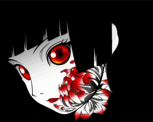 Hell Girl Ai Enma Face Diamond Painting