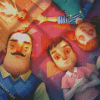 Hello Neighbor Game Characters Diamond Painting