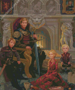 House Lannister Family Diamond Painting