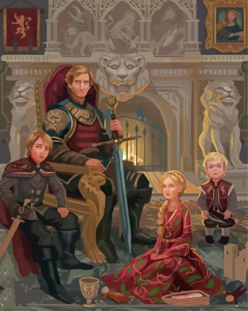 House Lannister Family Diamond Painting