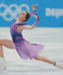 Ice Skating Lady Diamond Painting