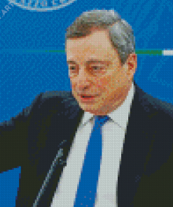 Italy Ministre Mario Draghi Diamond Painting