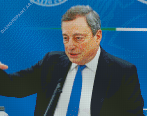 Italy Ministre Mario Draghi Diamond Painting