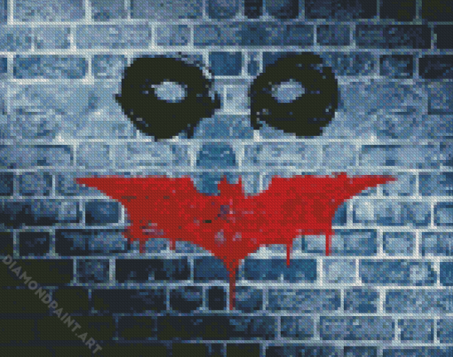 Joker Batman Symbol Diamond Painting