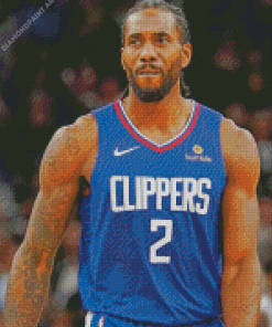 Kawhi Leonard Clipperss 1 Diamond painting