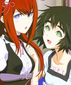 Kurisu Makise And Mayuri Shiina Diamond Painting