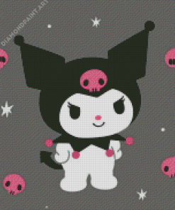 kuromi Cat Diamond Painting