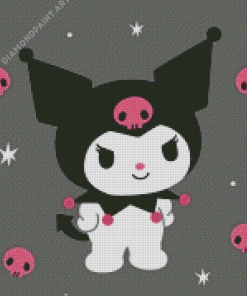 Kuromi Cat Diamond Painting