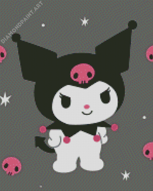 Kuromi Cat Diamond Painting