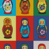 Matryoshka Dolls Diamond Painting