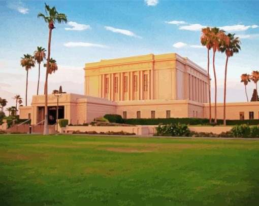 Mesa Temple Arizona Diamond Painting