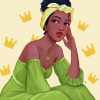 Modern Princess Tiana Character Diamond Painting