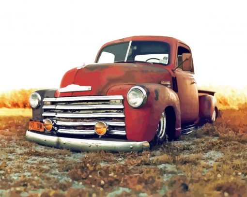 Old Chevy 1950 Diamond Painting