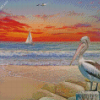 Palmetto Bay Beach Roatens Art Diamond painting