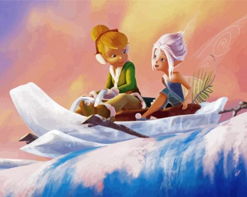 Periwinkle And Tinkerbell Cartoons 5D Diamond Painting