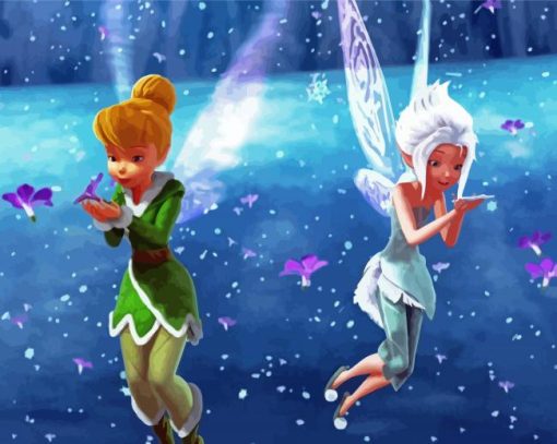 Periwinkle And Tinkerbell Disney Fairies 5D Diamond Painting