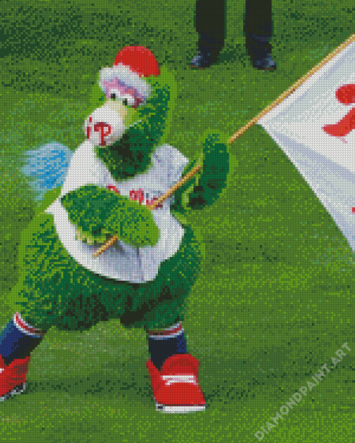 Phillie Phanatic Diamond Painting