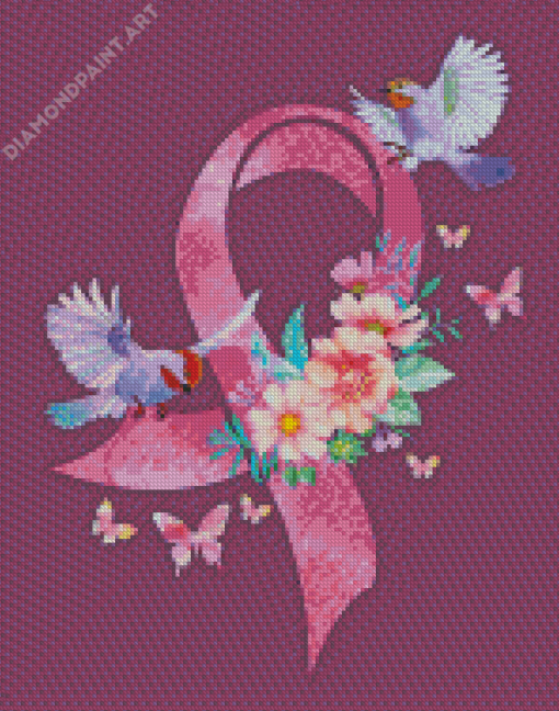 Pink Ribbon 5D Diamond Painting