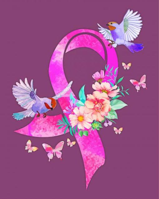 Pink Ribbon 5D Diamond Painting