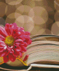 Pink Rose Bookmark Diamond Painting