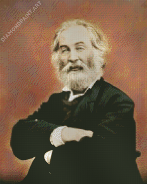 Poet Walt Whitman Diamond Painting