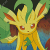 Pokemon Species Leafeon Diamond Painting