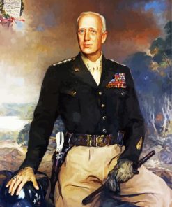 Portrait George Patton 5D Diamond Painting