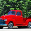 Red Chevy 1950 Diamond Painting