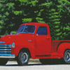 Red Chevy 1950 Diamond Painting