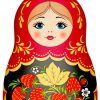 Red Nesting Doll Diamond Painting