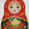 Red Nesting Doll Diamond Painting