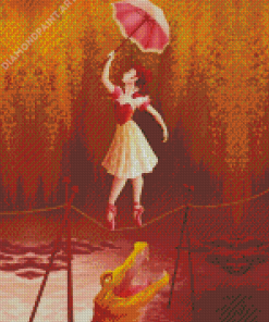 Sally Slater Tightrope Walker Diamond Painting