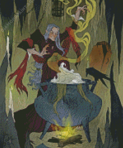 Scary Crone Diamond Painting