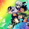 Skateboarding Gon Killua Diamond Painting