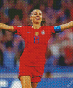 Soccer Player Alexandra Morgan Carrasco Diamond Painting