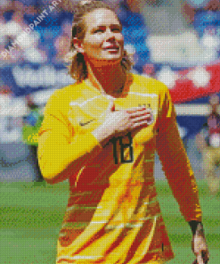 Soccer Player Ashlyn Harris Diamond Painting