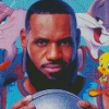 Space Jam Illustration Diamond Painting