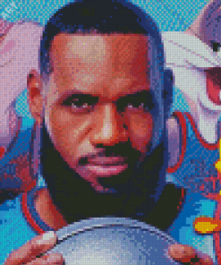 Space Jam Illustration Diamond Painting