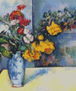 Still Life Flowers In A Vase Diamond Painting