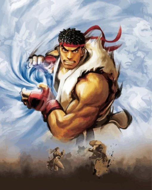 Street Fighter Art Illustration Diamond Painting