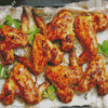 Tasty Chicken Wings Diamond Painting