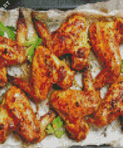 Tasty Chicken Wings Diamond Painting