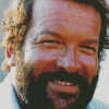 The Actor Bud Spencer Diamond painting